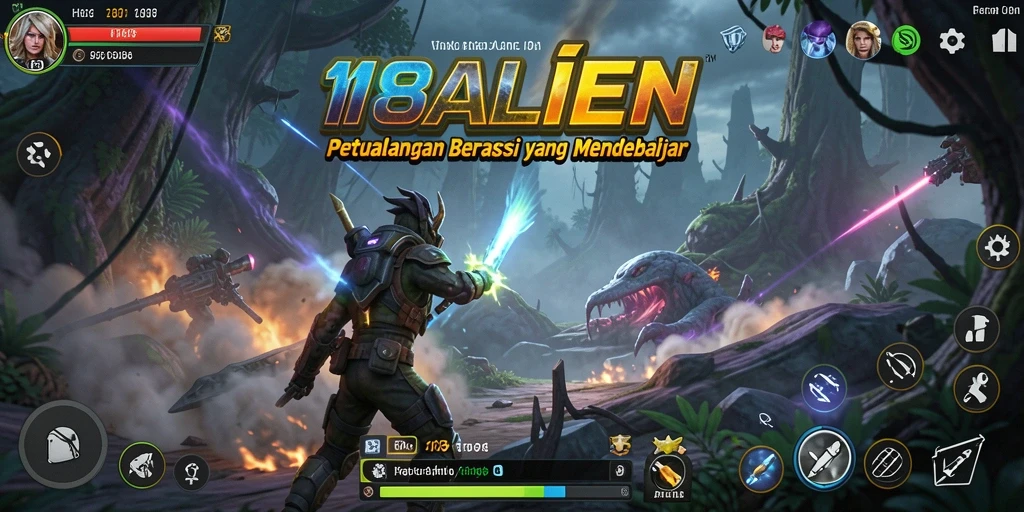 Screenshot gameplay 138ALIEN dengan aksi mendebarkan dari pertarungan.