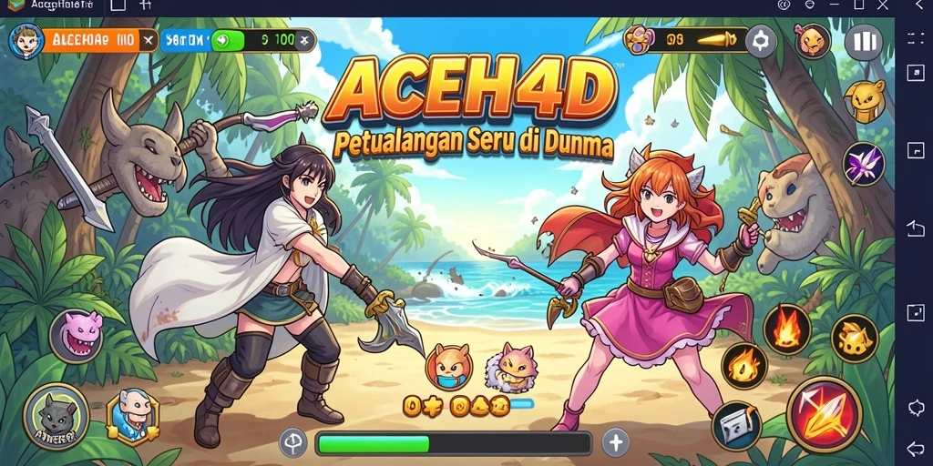 Pengalaman gameplay seru di dunia anime yang menawan.