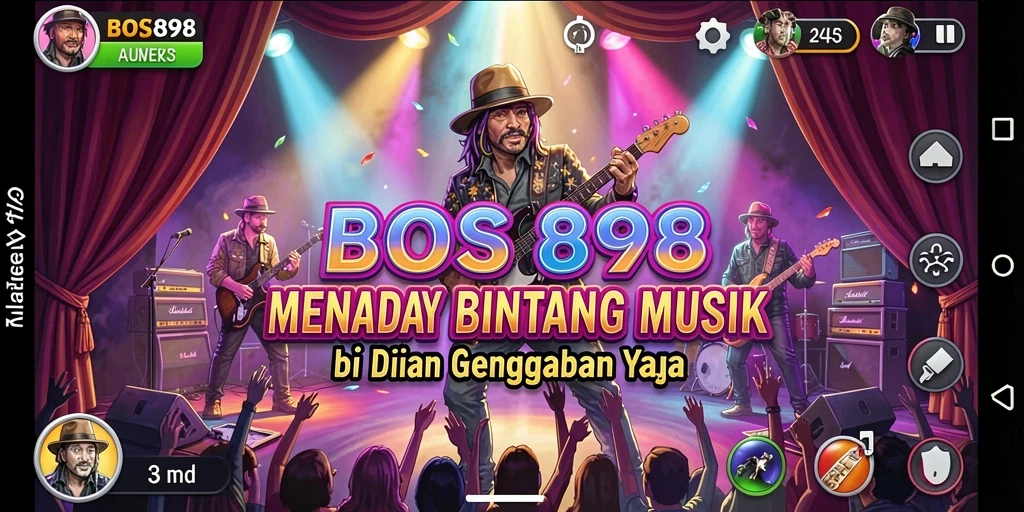 Tampilkan gameplay menarik BOS898 dengan berbagai jenis musik.