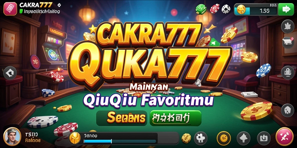 Tampilan utama game QiuQiu dengan fitur menarik di CAKRA777.
