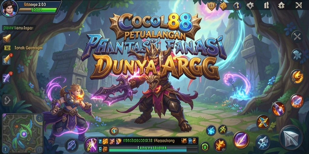 Tampilan gameplay epik dalam COCOL88 dengan pertarungan yang mendebarkan.