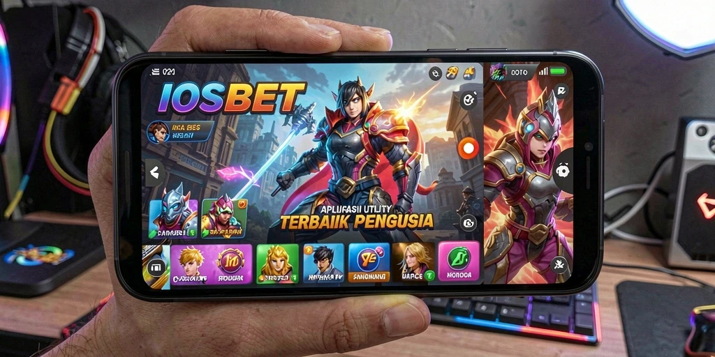 Tampilan antarmuka intuitif dari IOSBET aplikasi Utility.