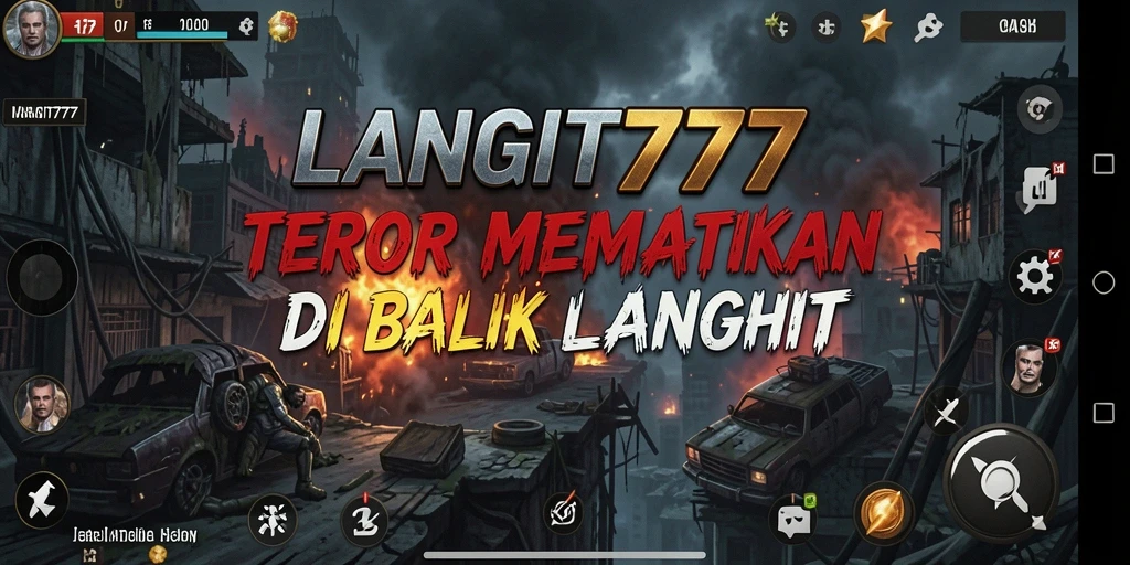 Screenshot LANGIT777 menampilkan aksi menyeramkan di dalam permainan yang mencekam.