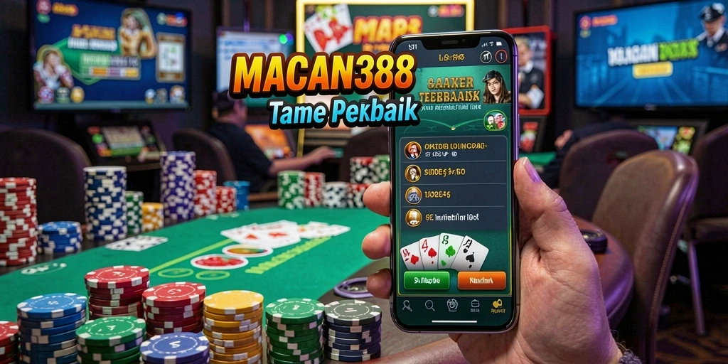 Tampilan gameplay menarik dari aplikasi poker MACAN388.
