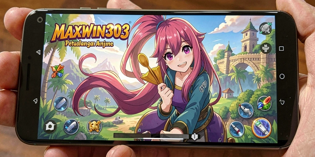 Tampilan menarik dari gameplay MAXWIN303 yang menampilkan aksi karakter Anime.