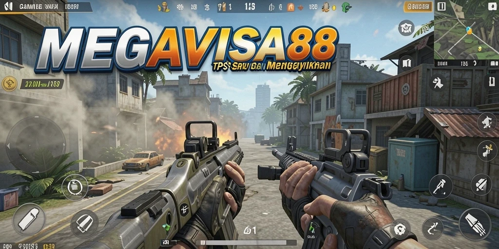 Gameplay seru MEGAVISA88 yang menampilkan aksi tembak-menembak.