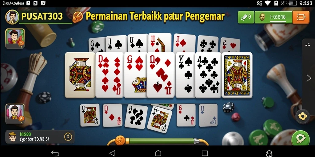 Tampilan gameplay seru dan menarik dalam permainan Domino PUSAT303.