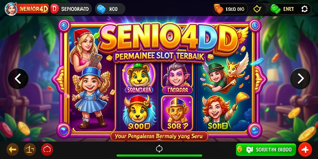 Screenshot gameplay SENIOR4D yang menunjukkan keseruan bermain Slot.