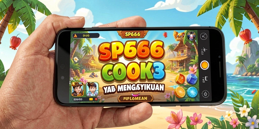 Screenshot gameplay SP666 dengan tampilan menarik dari Match-3.