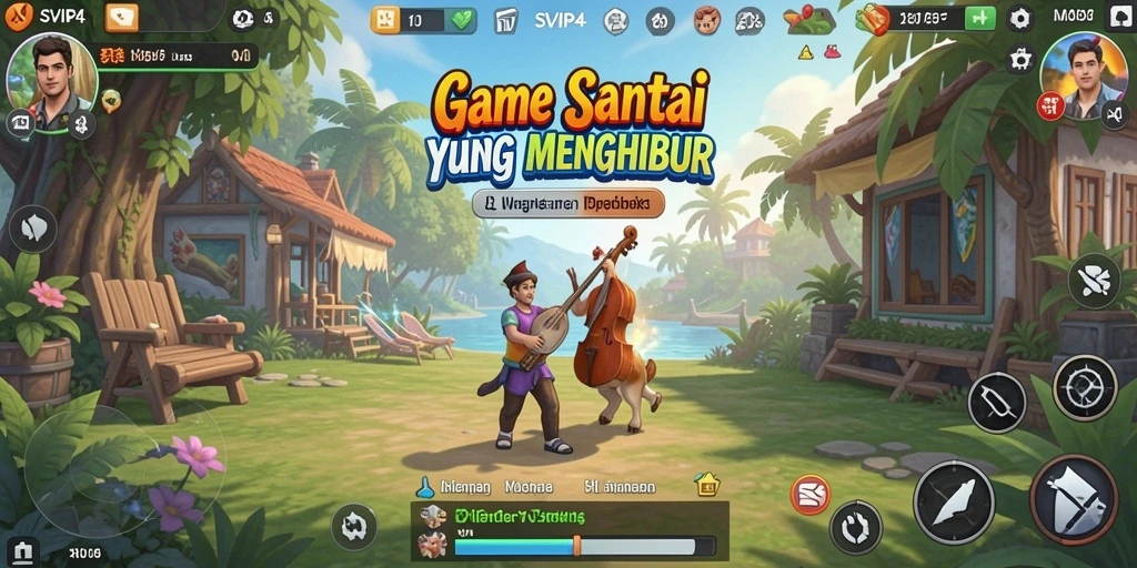 Tampilan gameplay SVIP4 yang menarik dan penuh warna.