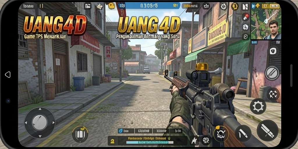 Screenshot gameplay UANG4D menampilkan adu tembak yang mendebarkan.