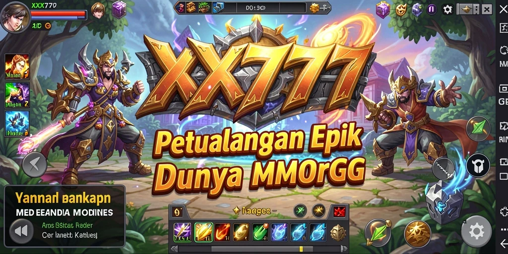 Tampilan gameplay XXX777 yang menakjubkan dan menantang dalam dunia MMORPG.